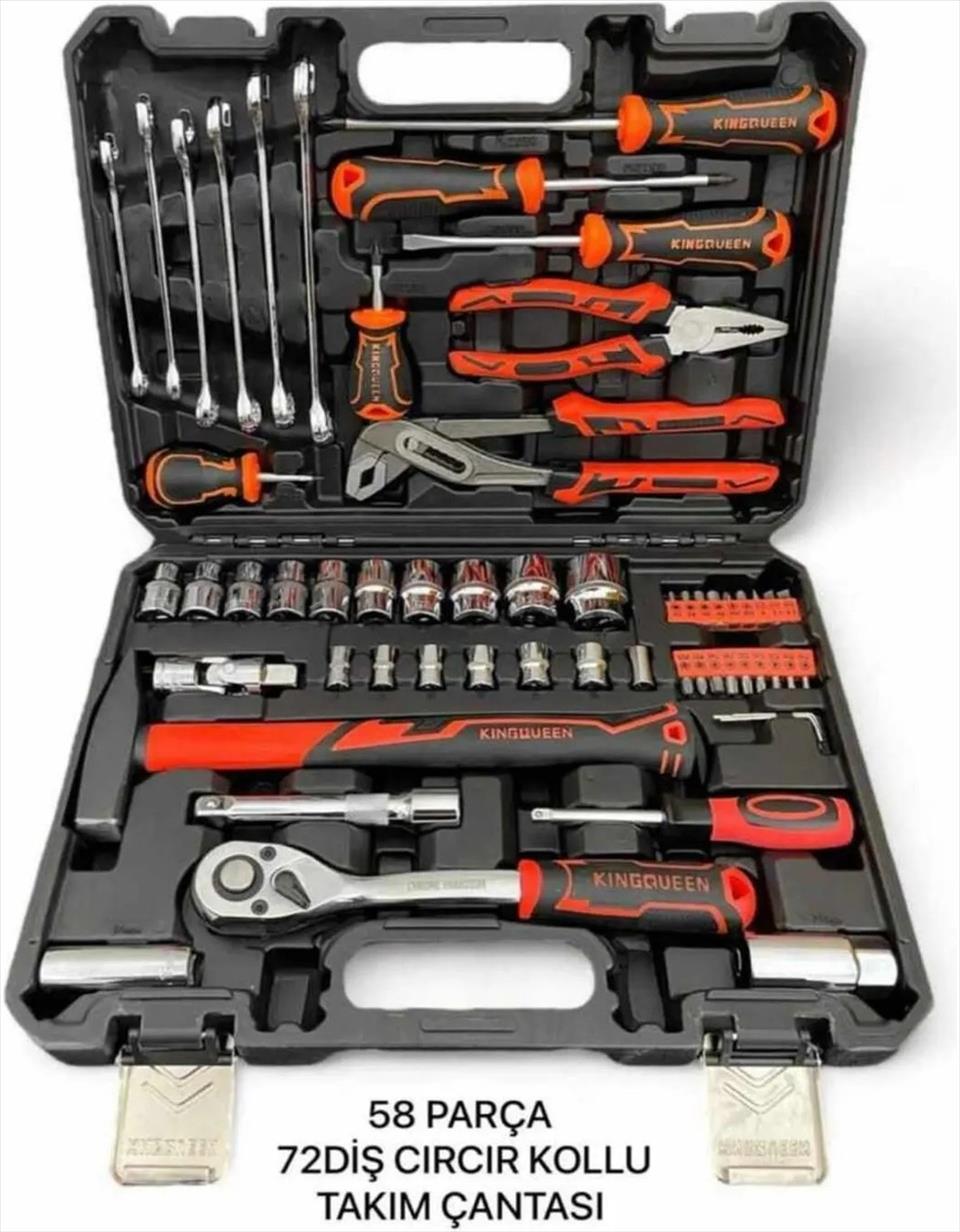 Kingqueen Model 58 Parça Takım Çantası